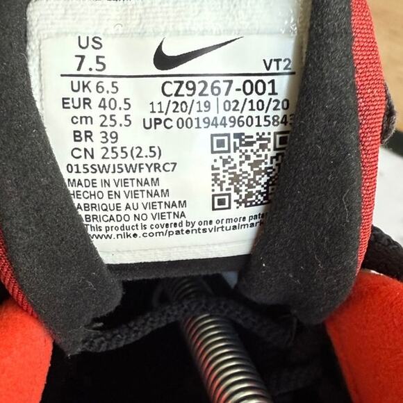 Nike Air Max 270 React Lava/Magma Men Sneakers- SZ M 7.5- W 9 main image 9